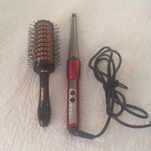 🔵 Infinity Conair Clipless Styling Wand Set